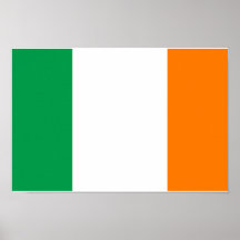 Drapeau irlandais/jour de St Patrick Affiche