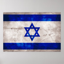 Drapeau israélien affiches