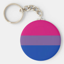 Drapeau Keychain de fierté de Bi (classique) Porte-clé
