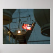Drapeau lumineux posters