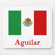 Drapeau mexicain d'Aguilar tapis de souris