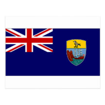 Drapeau national de dépendances de la Ste.Hélène Cartes Postales