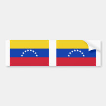 Drapeau national de DEUX Venezuela Adhésifs Pour Voiture