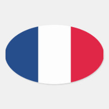 Drapeau national de la France Autocollants