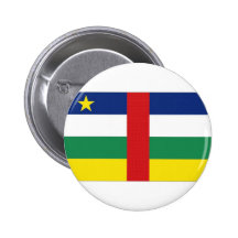 Drapeau national de la république centrafricaine badges avec agrafe