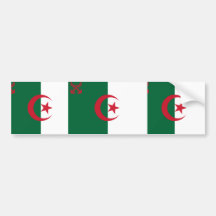 Drapeau naval de l'Algérie, Algérie Adhésifs Pour Voiture