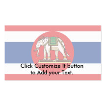 Drapeau naval drapeau de Thaïlande, Thaïlande Modèles De Cartes De Visite