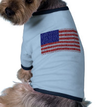 drapeau numérique (Etats-Unis) T-shirts Pour Toutous