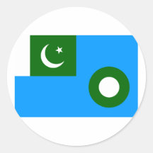 Drapeau pakistanais de l'Armée de l'Air, Pakistan Autocollants Ronds