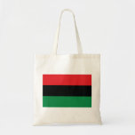 Drapeau rouge, noir et vert sacs de toile