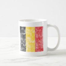 Drapeau vintage de la Belgique Mugs