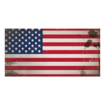 Drapeau vintage des Etats-Unis
