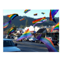 "Drapeaux de fierté de vol cartes postales par Gue