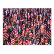 Drapeaux des USA cartes postales