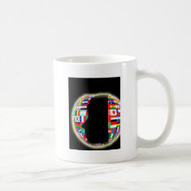 Drapeaux internationaux du monde tasse