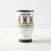Drie Belgische Malinois Mokken