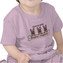 Drie Belgische Malinois T Shirts