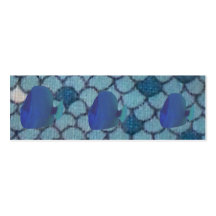 Drie Kleine Fishies, MiniReferenties Visitekaart Sjablonen