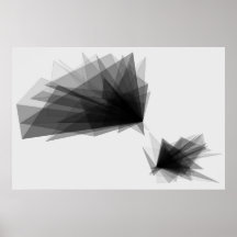 driehoeks tuin posters