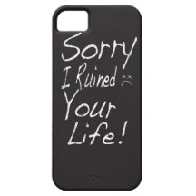 Droevig ruïneerde ik uw leven! iPhone 5 Case-Mate hoesjes