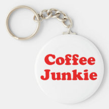 Drogué de café porte-clef