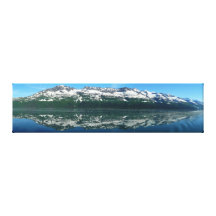 Druk van Alaska van het Canvas van de Kust de Pano Stretched Canvas Print