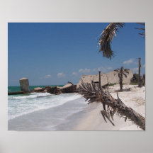 Druk van de Ruïnes van Florida de Kust Print