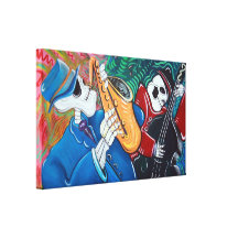 Druk van het Canvas van blauw de Band Uitgerekte Canvas Afdrukken