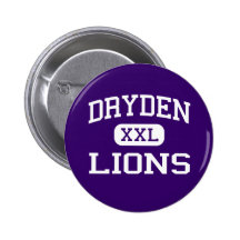 Dryden - lions - lycée - Dryden New York Pin's