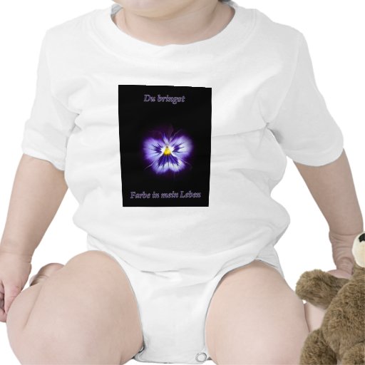 Du bringst Farbe dans le mein Leben Body Pour Bébé