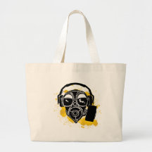 Dubstep Gasmask Canvas Tassen