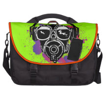 Dubstep Gasmask Laptop Tas