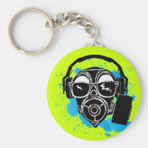 Dubstep Gasmask Sleutel Hangers
