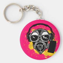Dubstep Gasmask Sleutelhangers