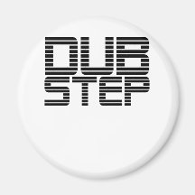Dubstep Gevoerde Tekst Koelkast Magneet