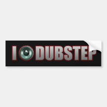 DUBSTEP MUZIEK BUMPERSTICKER
