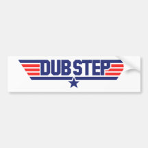Dubstep (Vleugels & Ster) Bumpersticker
