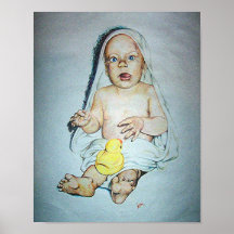 Duckie en caoutchouc posters