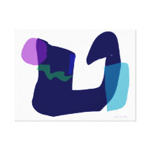 Duidelijk Stretched Canvas Afdruk