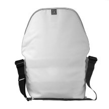 Duidelijke witte boodschapperszak courier bag