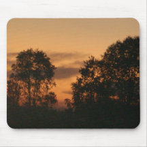 duistere zonsondergang muis mat