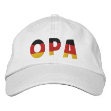 Duits Grootvader Geborduurd Pet OPA Geborduurde Pet