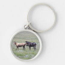 Duo de cheval porte-clé