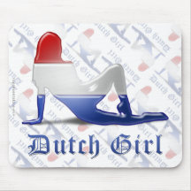 Dutch Girl Flag Mouse Pads