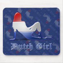 Dutch Girl Flag Mousepad