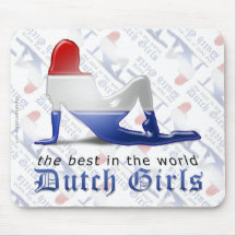 Dutch Girls are Best Flag Mousepads