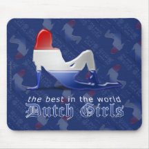 Dutch Girls are Best Flag Mousepads