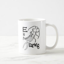 e est pour earwig.jpg mug