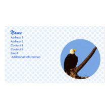 Eagle chauve modèles de cartes de visite