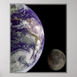 Eart et affiche de lune